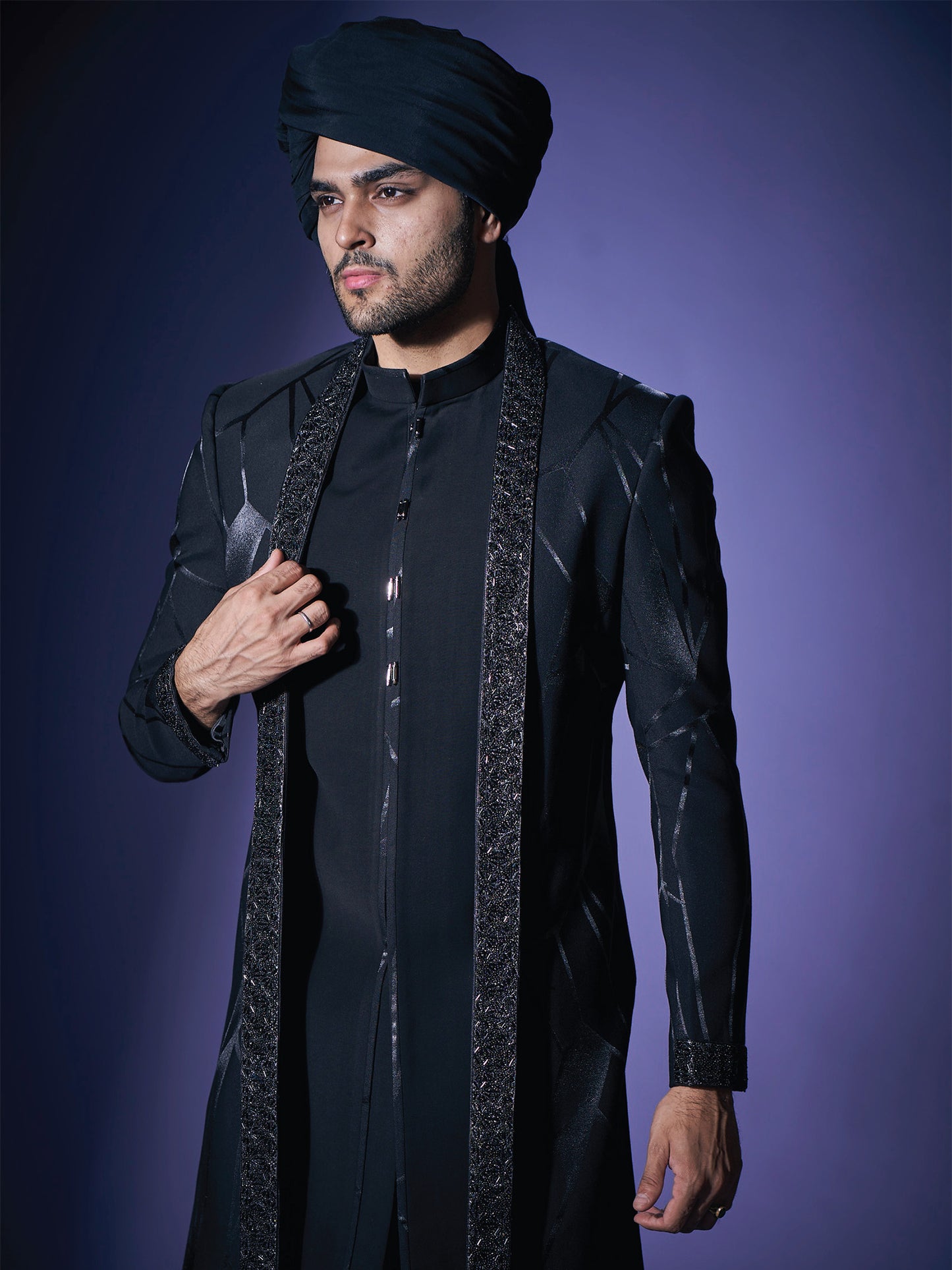 Tarmac Elegance Indo Western Suit