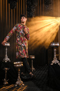 Divine Fancy Georgette Multicolour Embroidery Kurta Set