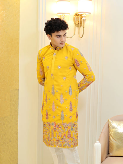 Imperial Marigold Kurta Set