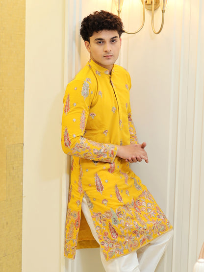 Imperial Marigold Kurta Set