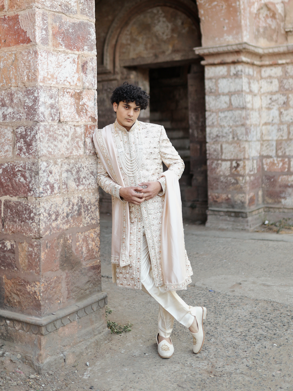 Celestial Ivory Ceremonial Sherwani