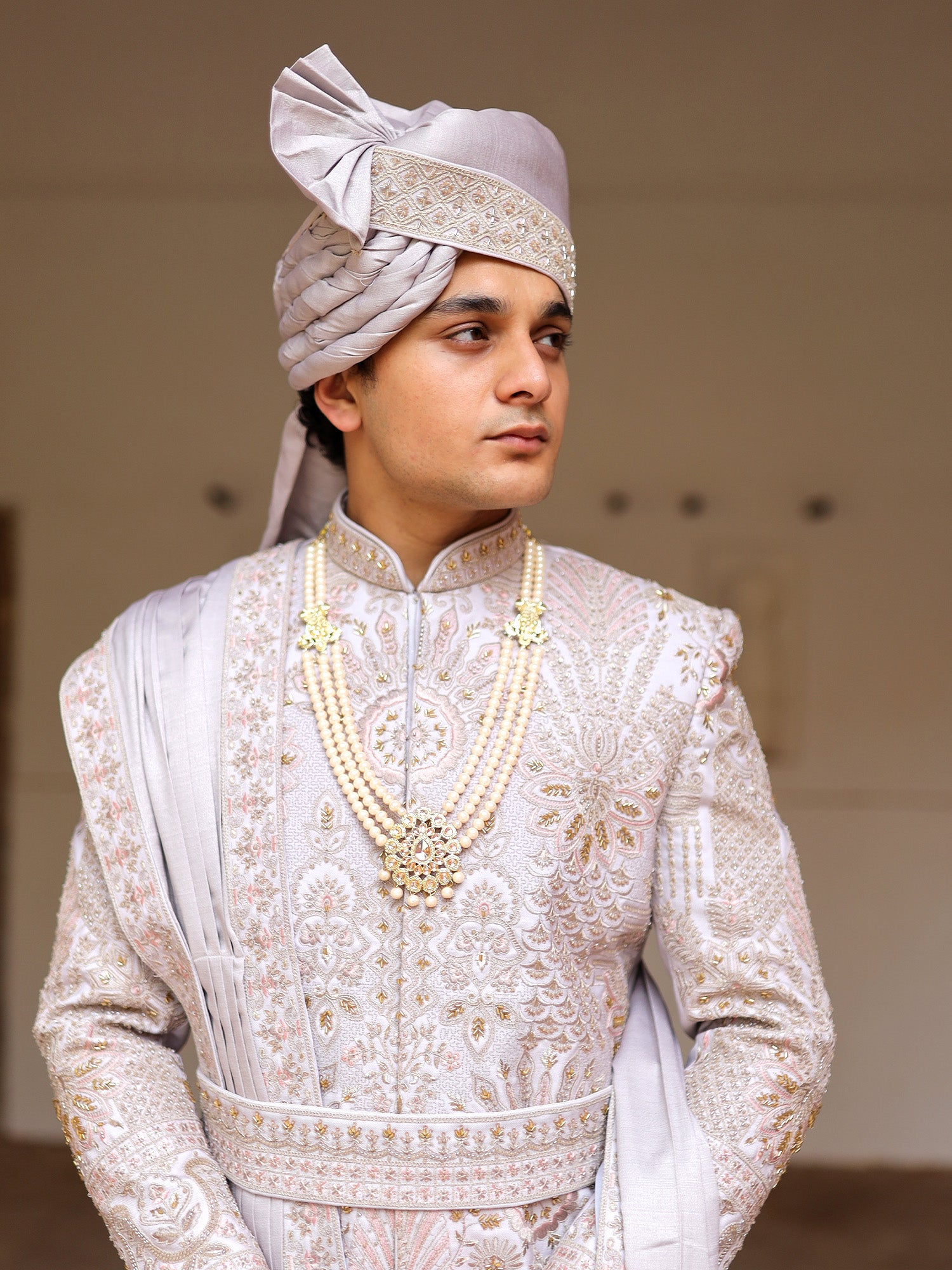 The Platinum Royale Sherwani