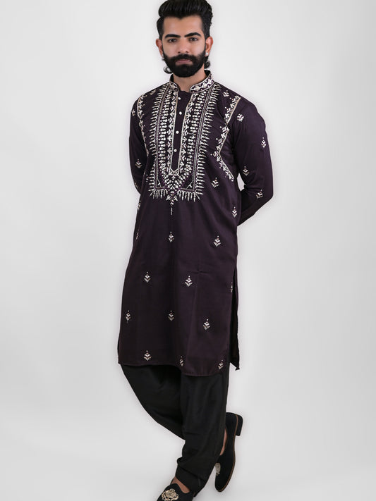 Gautam's Jamuni Jewel Kurta Pajama