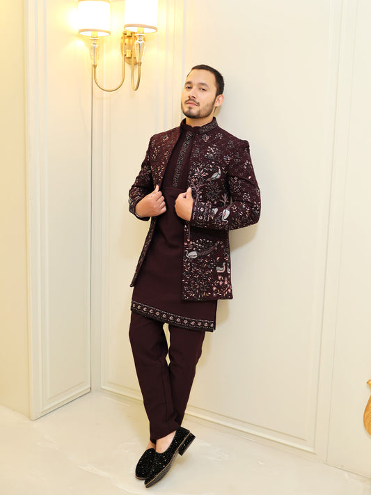 Rustic Royale Jodhpuri Suit