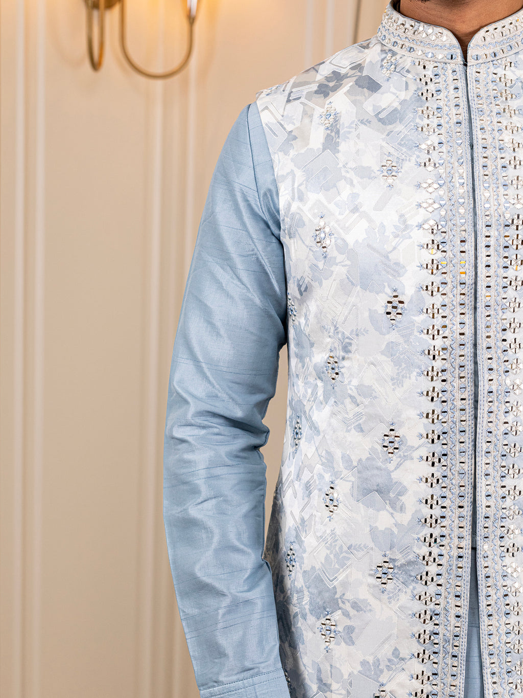 Aadi's Angelic Aura Kurta Pajama with Jacket