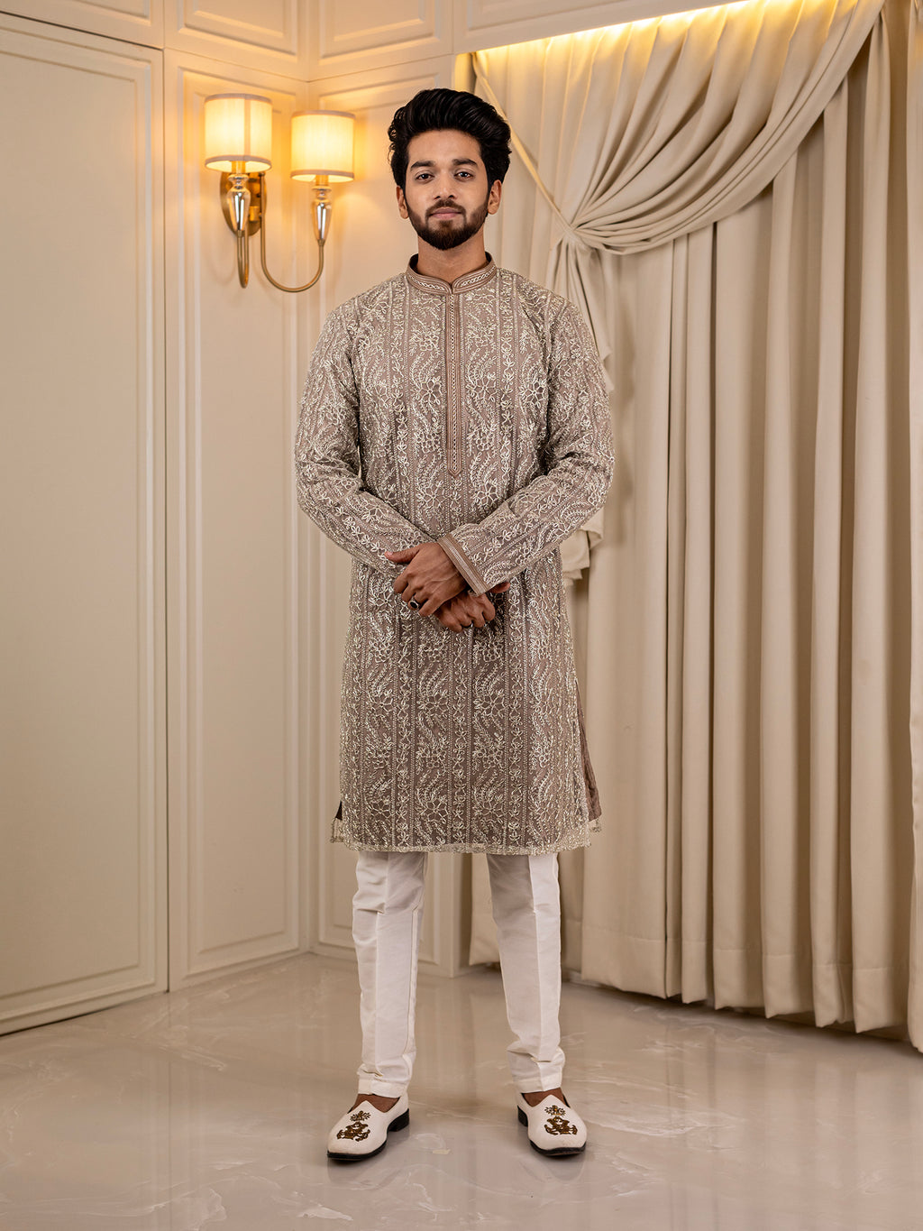 Arjun's Ashen Alchemy Kurta Pajama