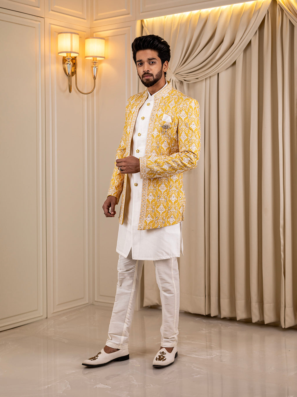 Pearl Prestige Indo Wester Suit