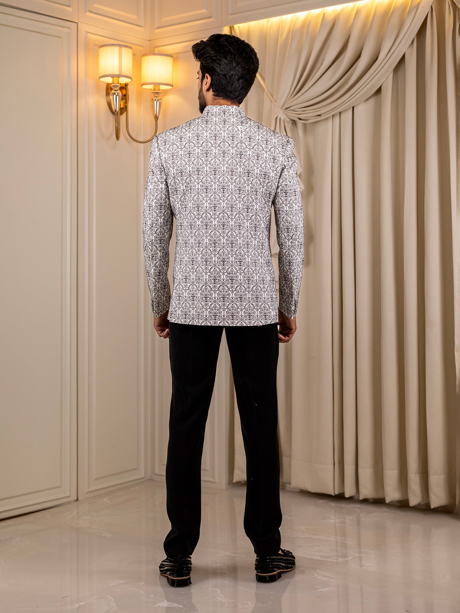 White Whisper Jodhpuri Suit