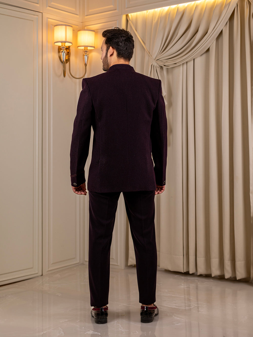 Imperial Ink Fusion Jodhpuri Suit