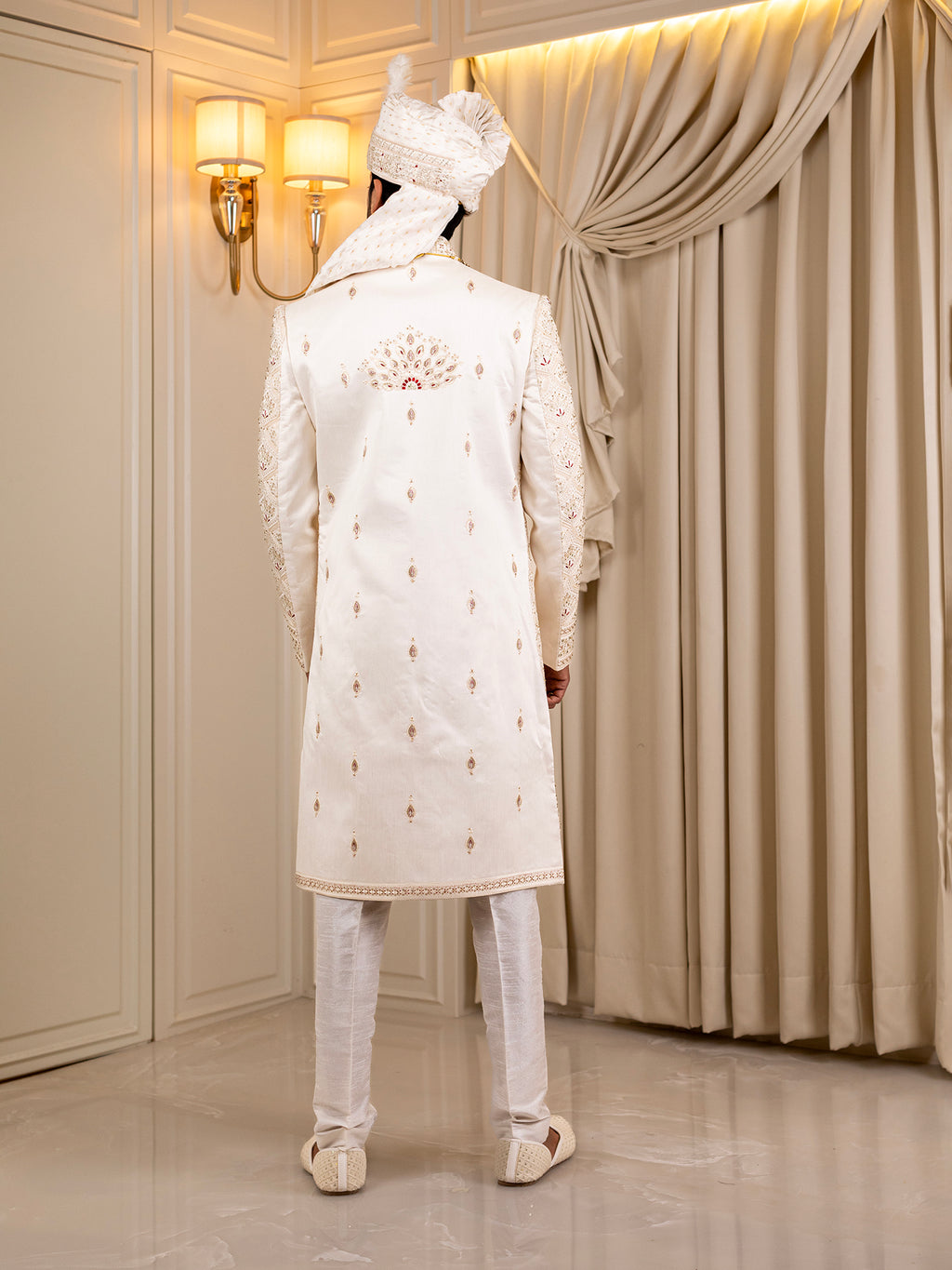 Chirag's Cloud Whisper Sherwani