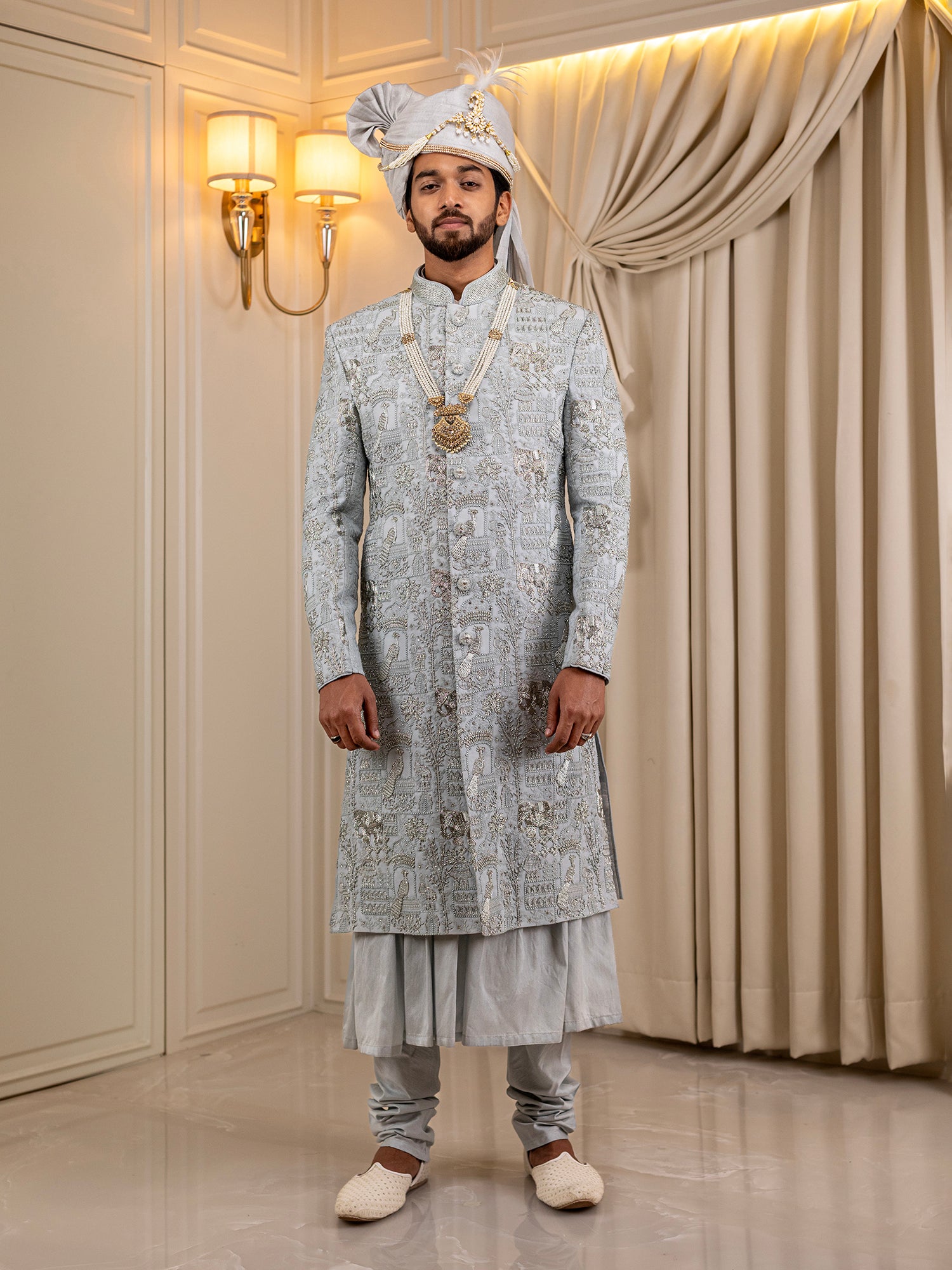 Royal Azure Regalia Sherwani