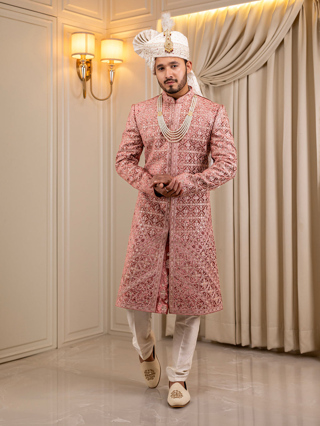 Rehan Raja Soft Rehan's Rustic Elegance Sherwani – Dulhe Raja