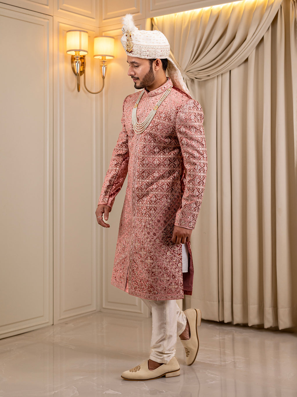 Rehan's Rustic Elegance Sherwani