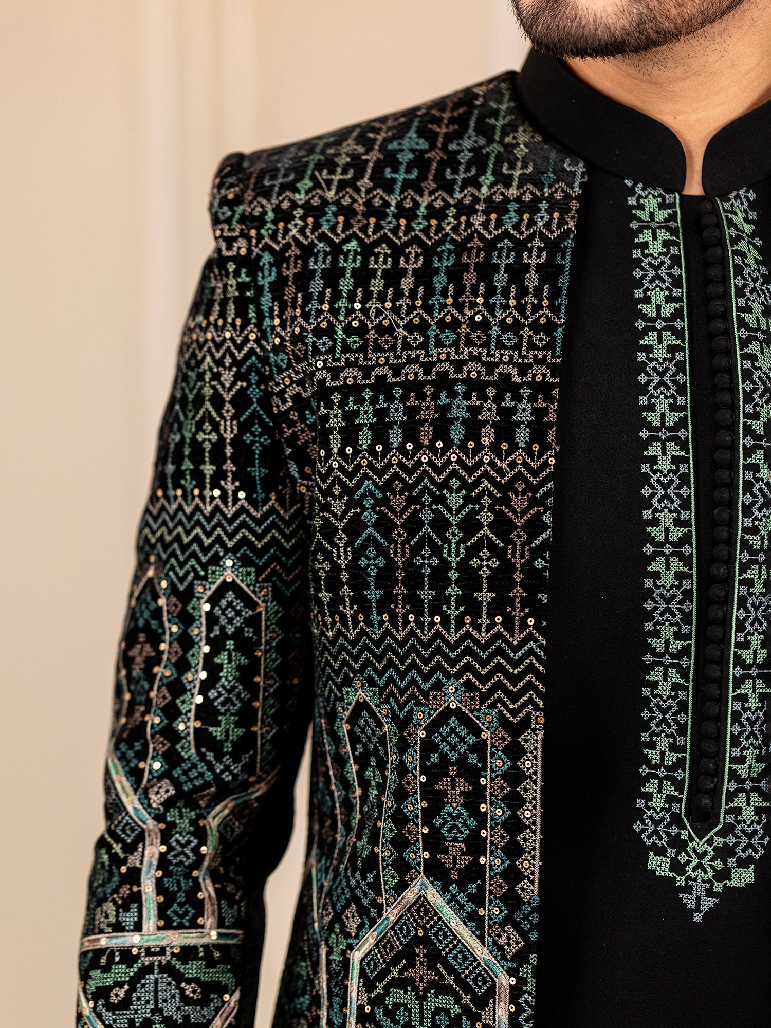 Shadowed Serenity Suit