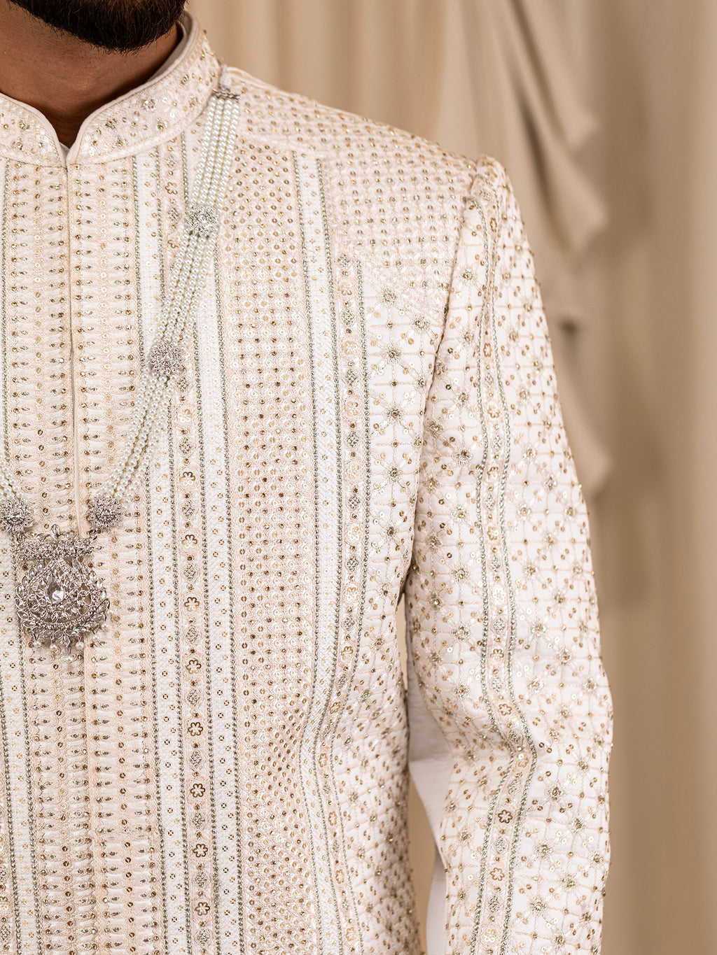 Mohak's Moonlit Majesty Sherwani