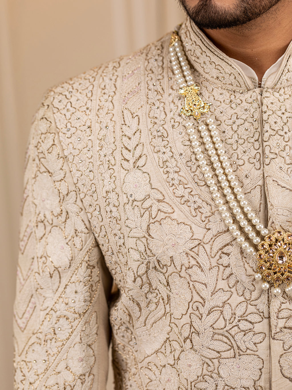 Golden Cream Eternity Mala