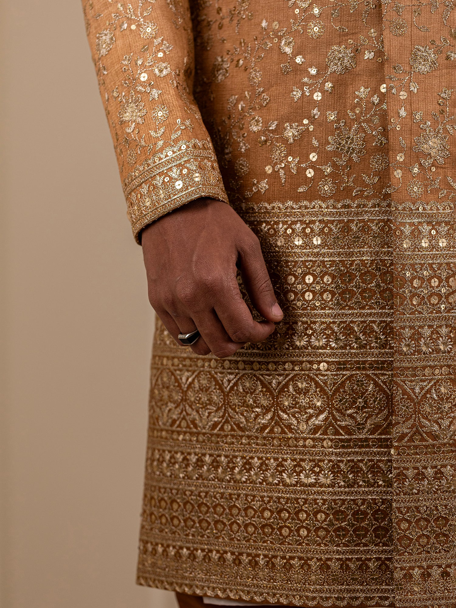 Tangerine Twilight Sherwani