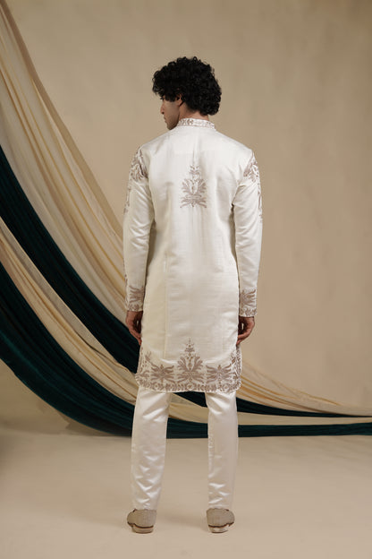 Ornate Ivory Tradition Kurta Pajama