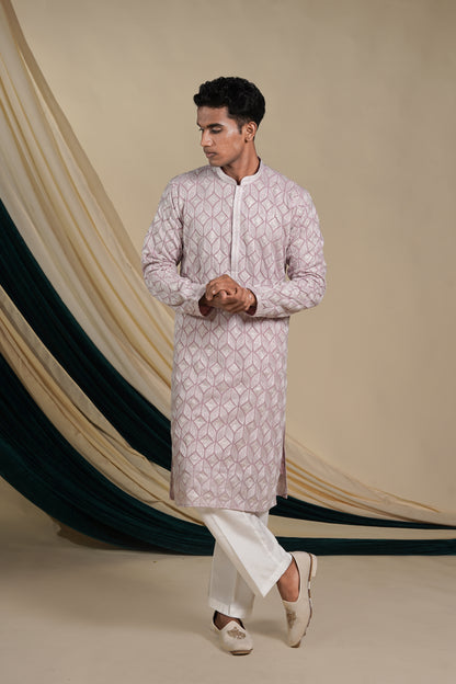 Lavender Grace Kurta Pajama