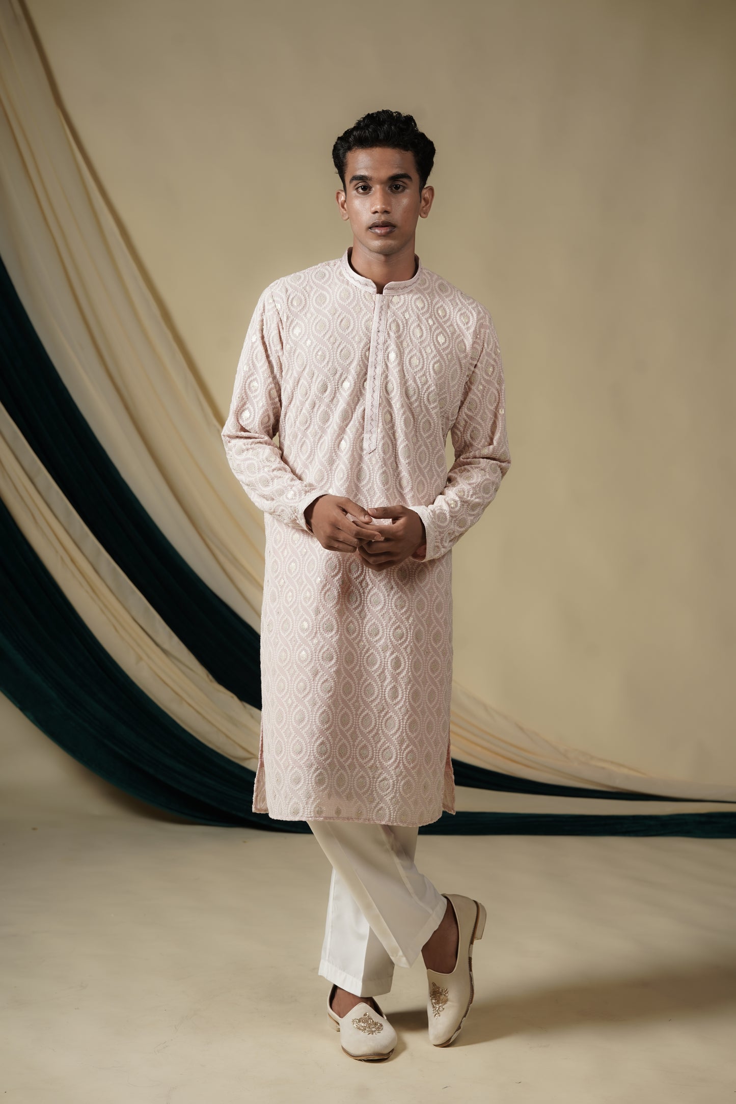 Pearl White Royal Kurta Pajama