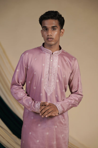 Lilac Elegance Kurta Pajama