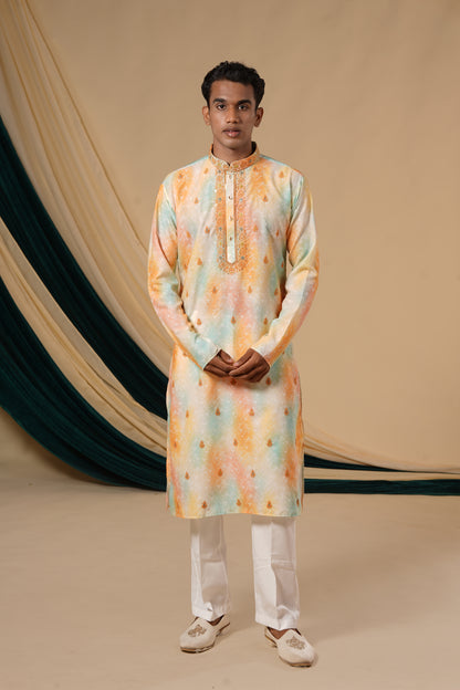 Pastel Splash Kurta Pajama