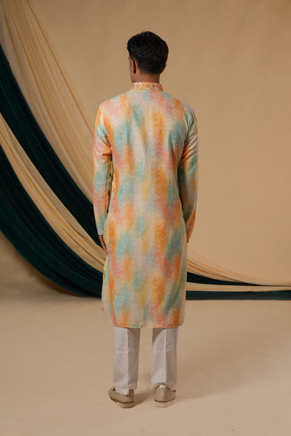 Pastel Splash Kurta Pajama