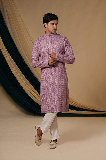 Lavender Majesty Kurta Pajama