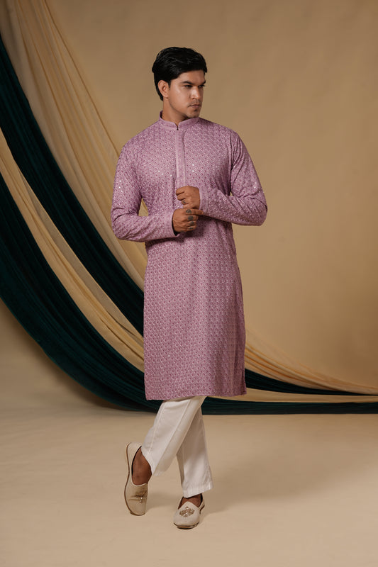 Lavender Majesty Kurta Pajama