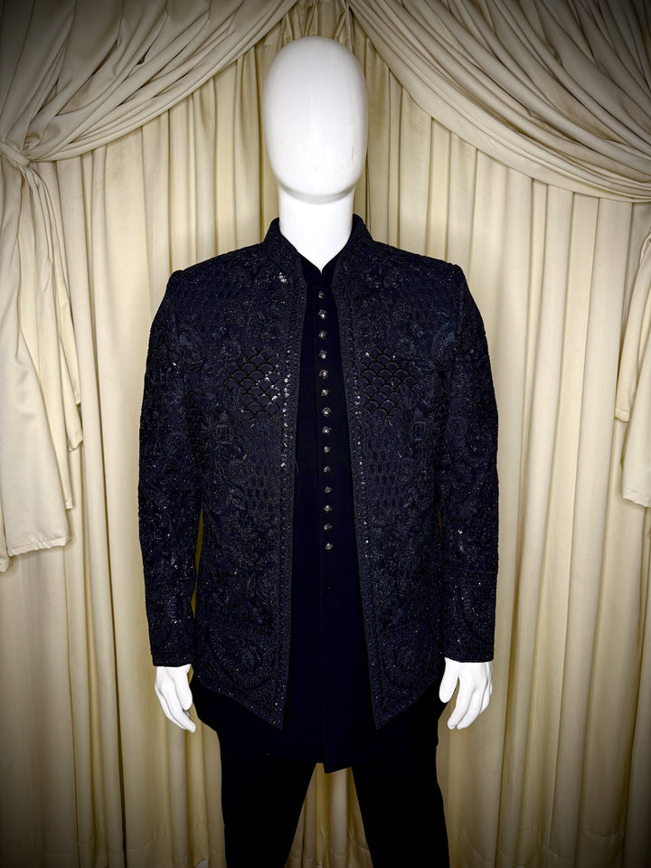 Kaala Shaan Black Jodhpuri Suit