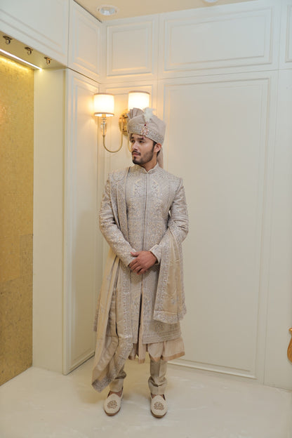 Silver Storm Legacy Sherwani