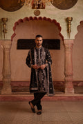Black Festive Kurta Set
