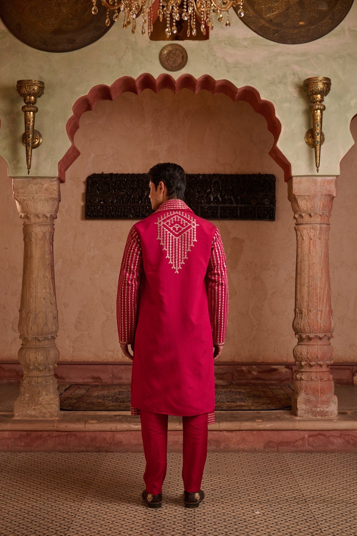 Pink Festive Kurta Set