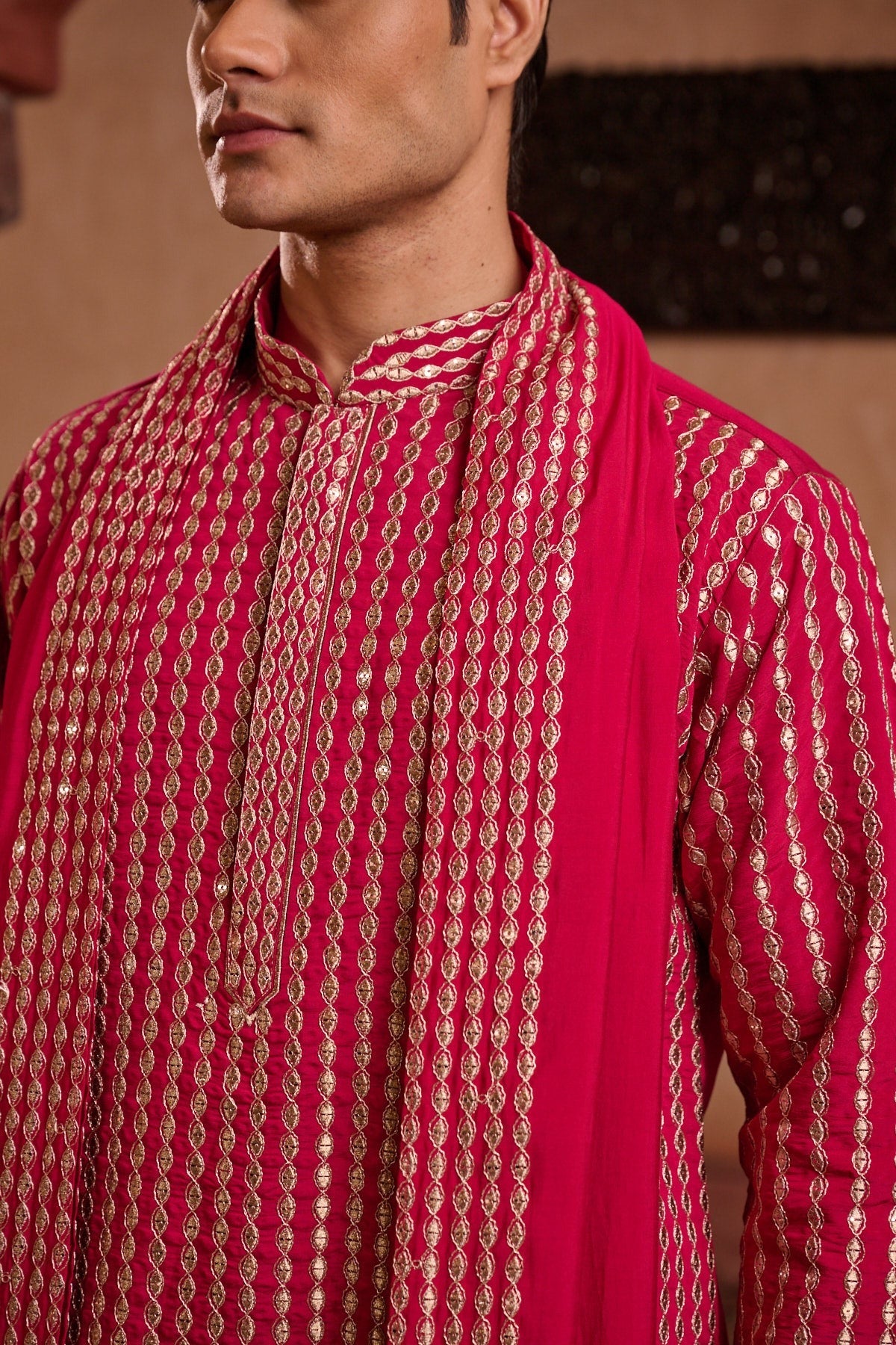 Pink Festive Kurta Set