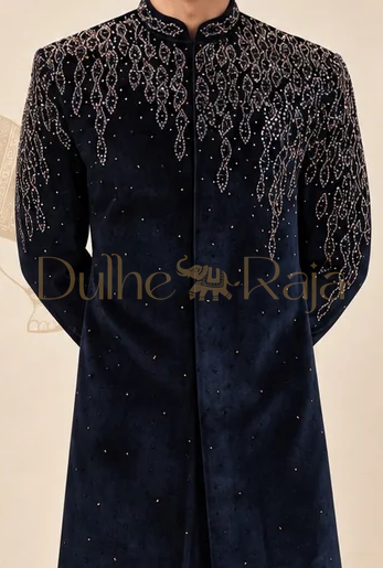 Dulhe Raja design 10230 jodhpuri embroidery detail
