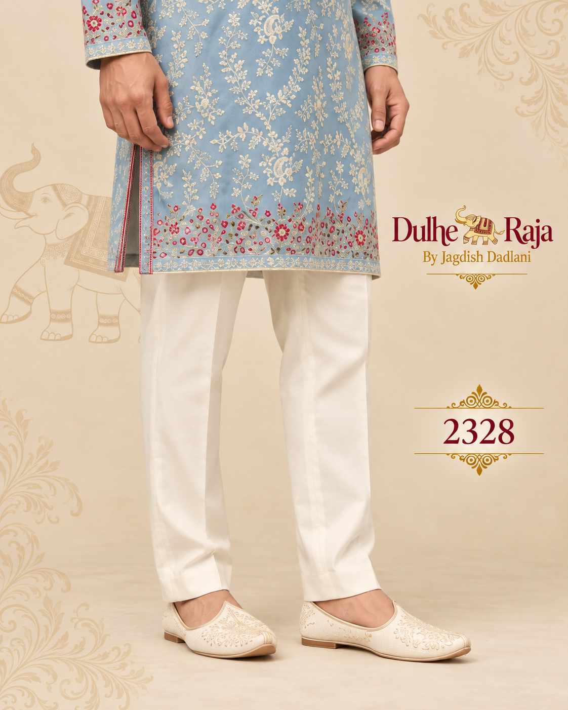 Dulhe Raja design 2328 bottom detail